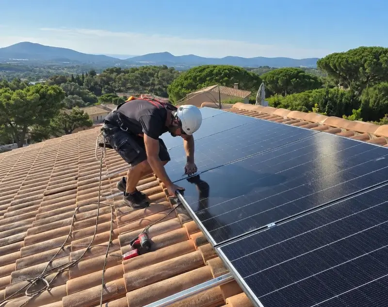 Installateur panneaux solaires Sainte-Brigitte — pose photovoltaïque sur toiture